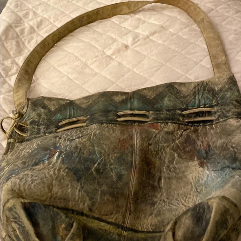 Rare Jane Yoo Wearable art handbag Americana